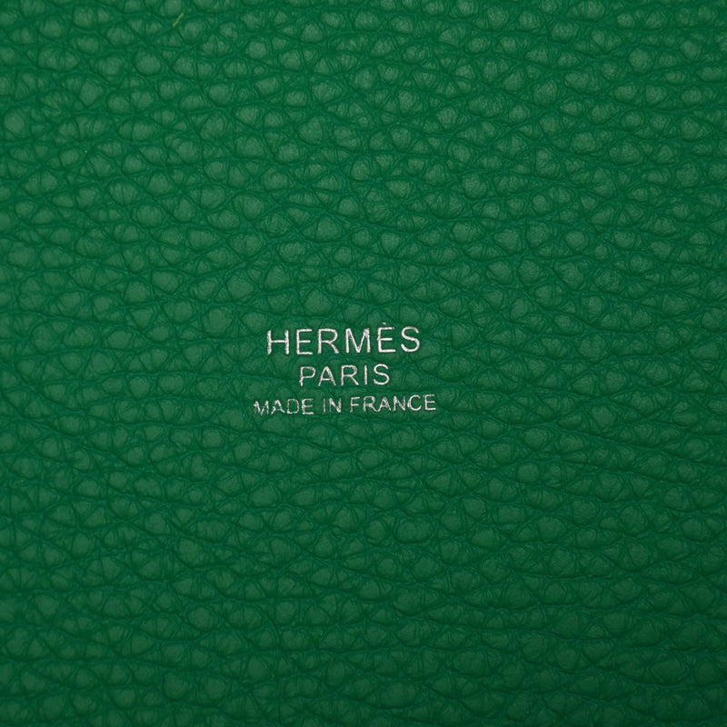 HERMES エルメス ピコタン ロック MM エクラ ミント/ヴェールボスフォール Z刻印(2021年頃)  レディース トリヨンクレマンス ハンドバッグ Aランク 中古 銀蔵