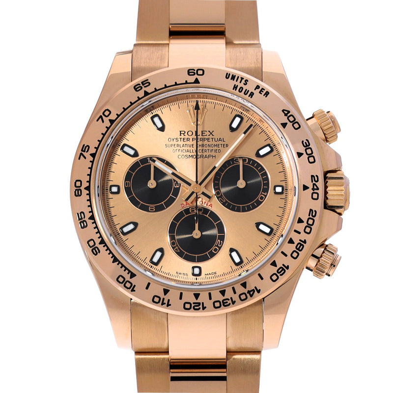 ロレックス コスモグラフ デイトナ 116505 ランダムシリアル ピンク/ブラック メンズ 腕時計 自動巻き 中古 銀蔵