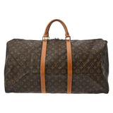 LOUIS VUITTON ルイヴィトン モノグラム キーポル 60 ブラウン M41422 ユニセックス モノグラムキャンバス ボストンバッグ Bランク 中古 銀蔵