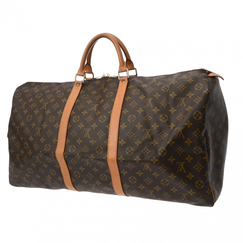 LOUIS VUITTON ルイヴィトン モノグラム キーポル 60 ブラウン M41422 ユニセックス モノグラムキャンバス ボストンバッグ Bランク 中古 銀蔵