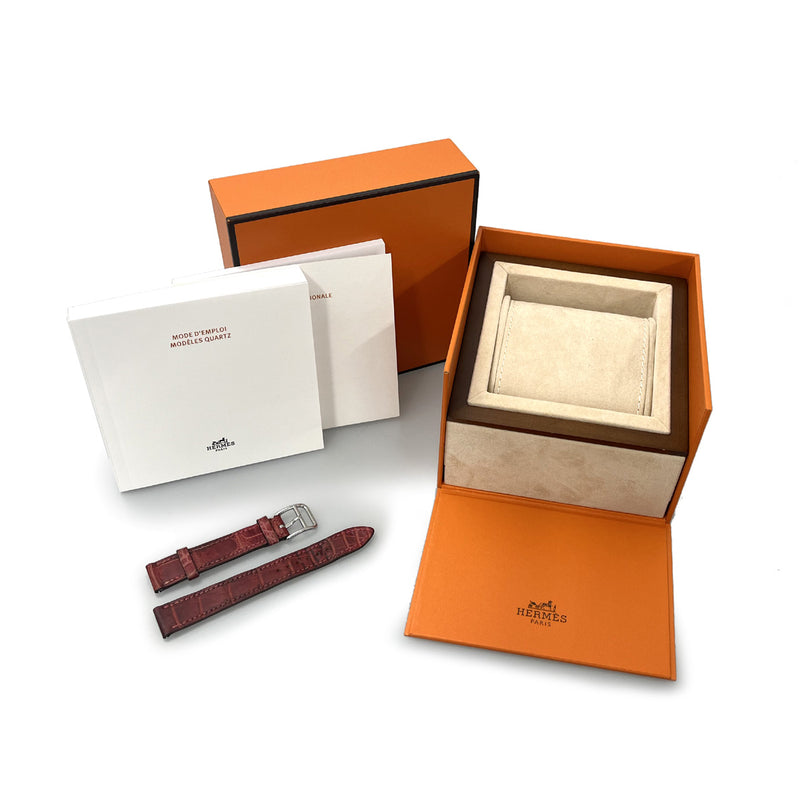 HERMES エルメス Hウォッチ  HH1.210 レディース 腕時計 クォーツ Aランク 中古 銀蔵