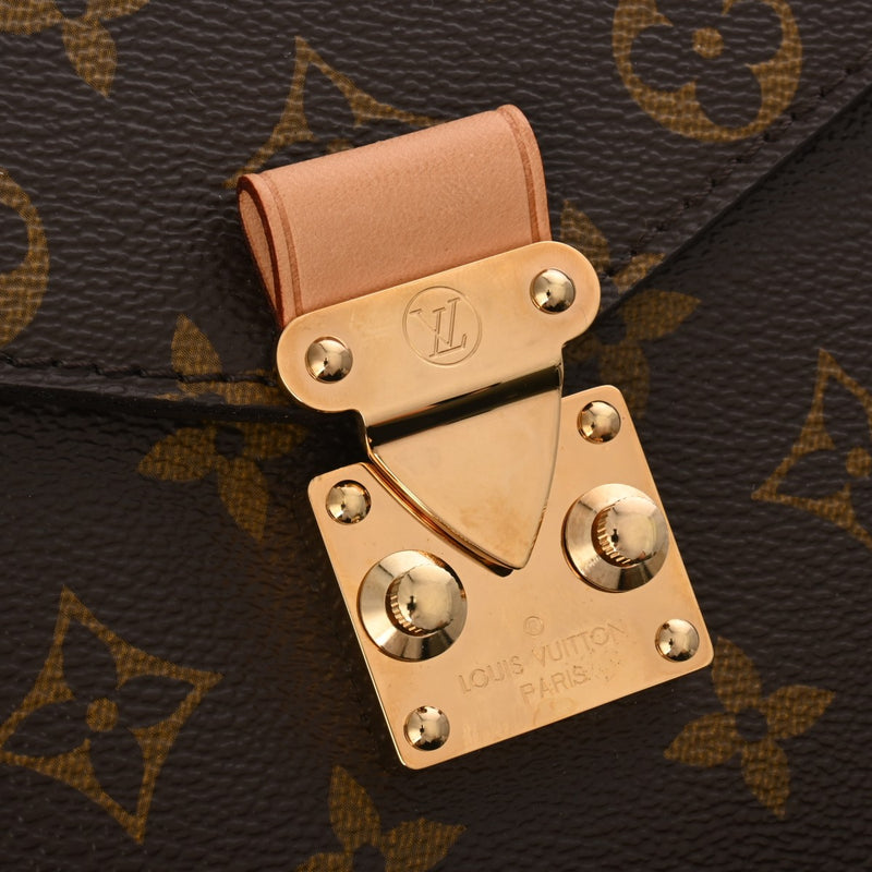 LOUIS VUITTON ルイヴィトン モノグラム ポシェットメティス MM 2WAY ブラウン M44875 レディース モノグラムキャンバス ハンドバッグ Bランク 中古 銀蔵