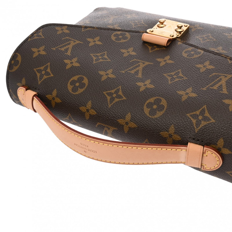 LOUIS VUITTON ルイヴィトン モノグラム ポシェットメティス MM 2WAY ブラウン M44875 レディース モノグラムキャンバス ハンドバッグ Bランク 中古 銀蔵