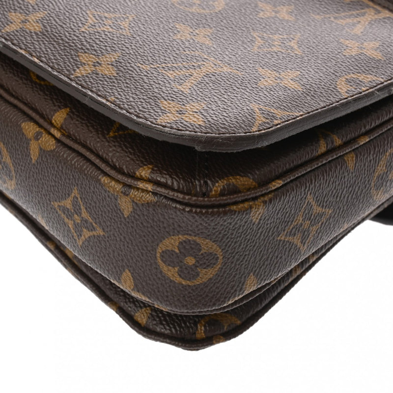 LOUIS VUITTON ルイヴィトン モノグラム ポシェットメティス MM 2WAY ブラウン M44875 レディース モノグラムキャンバス ハンドバッグ Bランク 中古 銀蔵