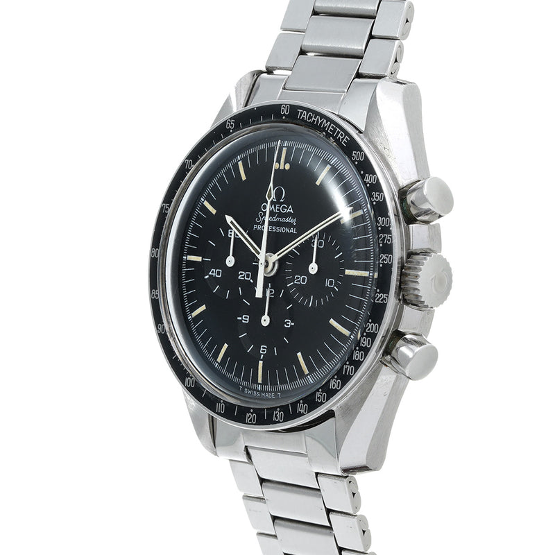 オメガ スピードマスター アンティーク キャタピラブレス ST145.0022 ブラック メンズ 腕時計 手巻き 中古 銀蔵