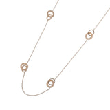 CARTIER カルティエ ラブサークル8 レディース K18イエローゴールド ネックレス Aランク 中古 銀蔵