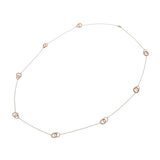 CARTIER カルティエ ラブサークル8 レディース K18イエローゴールド ネックレス Aランク 中古 銀蔵