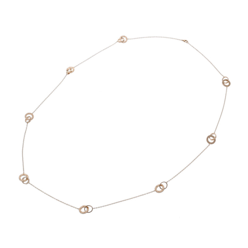 CARTIER カルティエ ラブサークル8 レディース K18イエローゴールド ネックレス Aランク 中古 銀蔵