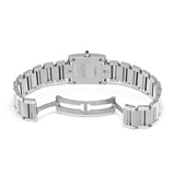 カルティエ タンクフランセーズ SM W51028Q3 シルバー レディース 腕時計 クォーツ 中古 銀蔵