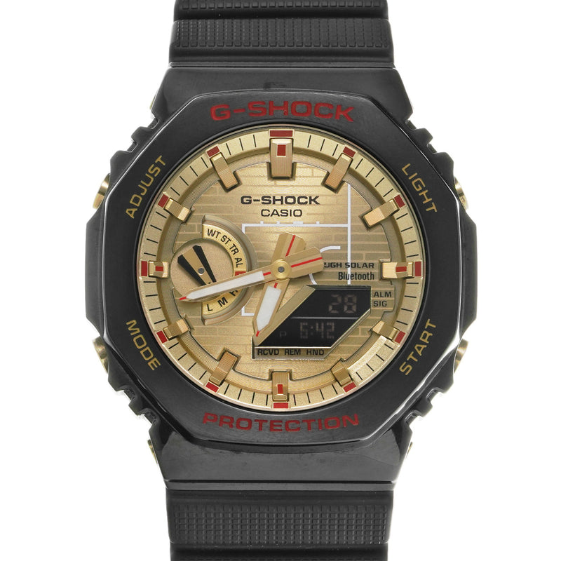 カシオ G-SHOCK GBM-2100RH-1AJR ゴールド メンズ 腕時計 ソーラー 中古 銀蔵