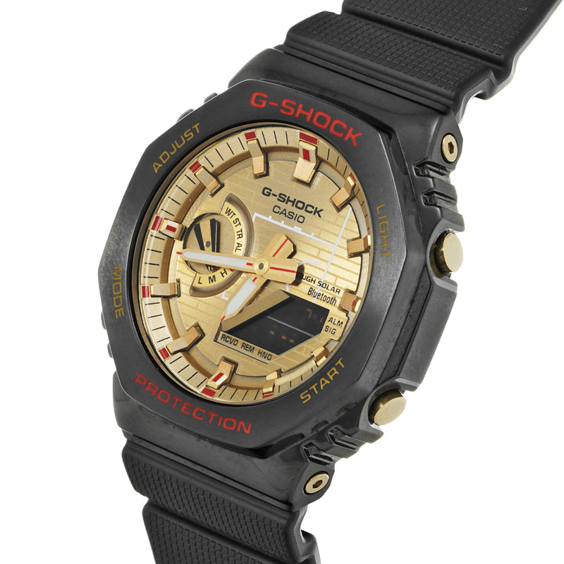 カシオ G-SHOCK GBM-2100RH-1AJR ゴールド メンズ 腕時計 ソーラー 中古 銀蔵