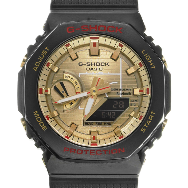カシオ G-SHOCK GBM-2100RH-1AJR ゴールド メンズ 腕時計 ソーラー 中古 銀蔵