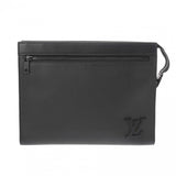 LOUIS VUITTON ルイヴィトン アエログラム メッセンジャー ヴォワヤージュ 2WAYクラッチ ノワール M59329 メンズ トリヨンレザー ショルダーバッグ ABランク 中古 銀蔵