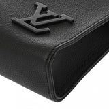 LOUIS VUITTON ルイヴィトン アエログラム メッセンジャー ヴォワヤージュ 2WAYクラッチ ノワール M59329 メンズ トリヨンレザー ショルダーバッグ ABランク 中古 銀蔵