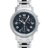 エルメス クリッパー クロノグラフ CL1.910 ブラック メンズ 腕時計 クォーツ 中古 銀蔵