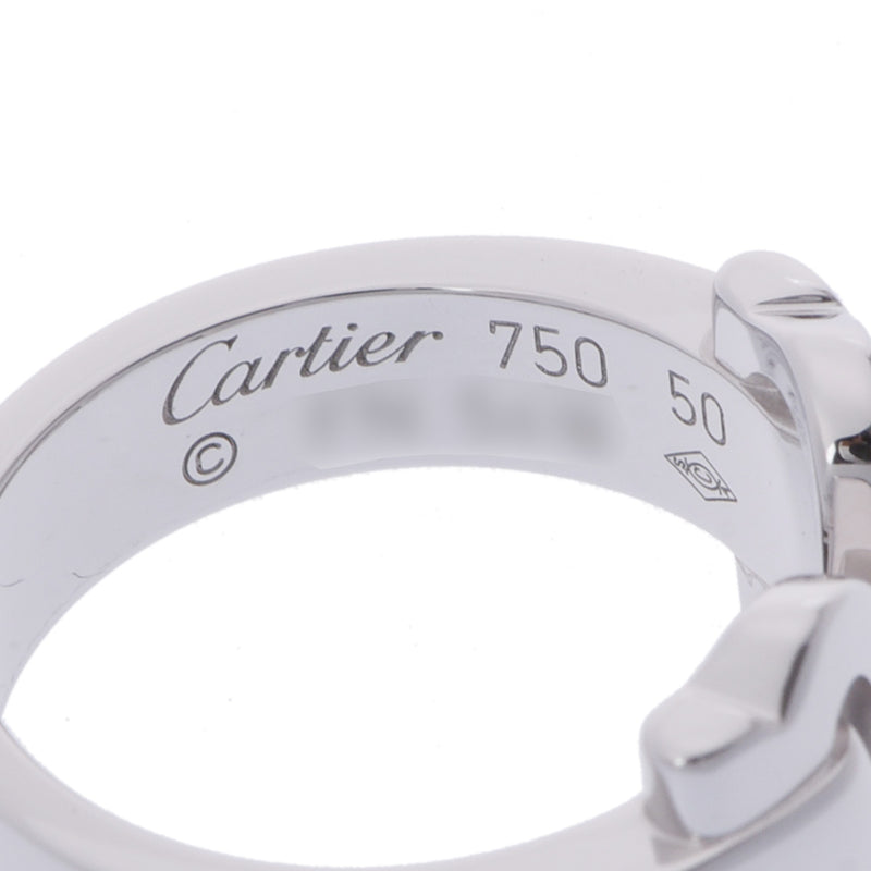 CARTIER カルティエ 2C #50 10号 レディース K18ホワイトゴールド リング・指輪 Aランク 中古 銀蔵