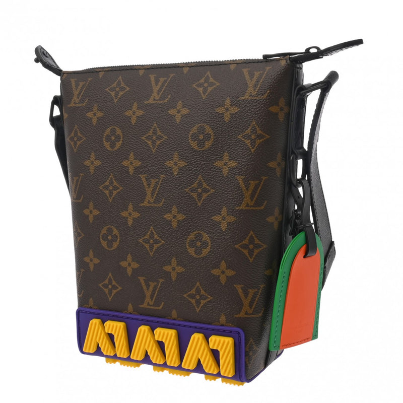 LOUIS VUITTON ルイヴィトン モノグラム LVラバー クルーザーメッセンジャー ブラウン M57966 レディース モノグラムキャンバス ショルダーバッグ 未使用 銀蔵