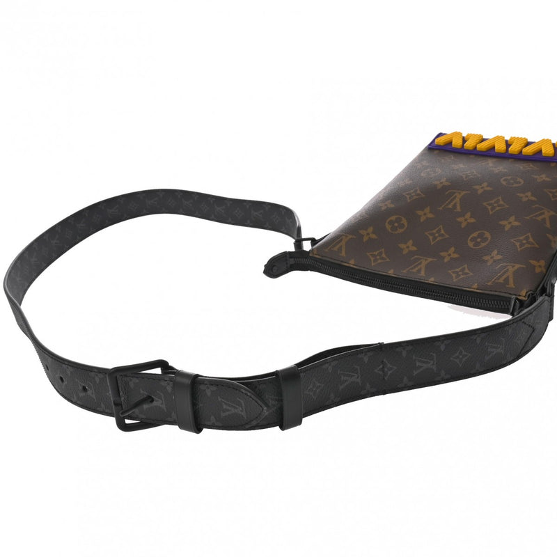 LOUIS VUITTON ルイヴィトン モノグラム LVラバー クルーザーメッセンジャー ブラウン M57966 レディース モノグラムキャンバス ショルダーバッグ 未使用 銀蔵