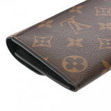 LOUIS VUITTON ルイヴィトン モノグラムリバース ポルトフォイユ エミリー ブラウン M61289 レディース モノグラムキャンバス 長財布 新同 中古 銀蔵