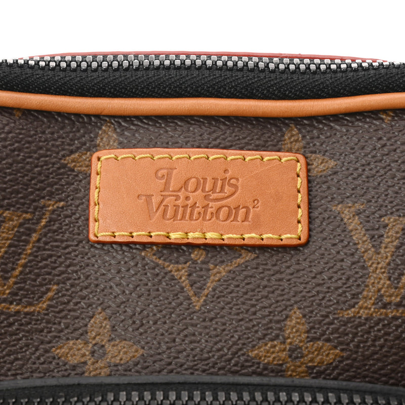 LOUIS VUITTON ルイヴィトン LVスクエアード アマゾンスリングバッグ ブラウン N40379 ユニセックス ダミエジャイアント ボディバッグ ABランク 中古 銀蔵