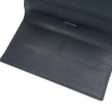 LOUIS VUITTON ルイヴィトン モノグラムマット ポルトトレゾール インターナショナル ブルー M65105 ユニセックス レザー 長財布 Aランク 中古 銀蔵