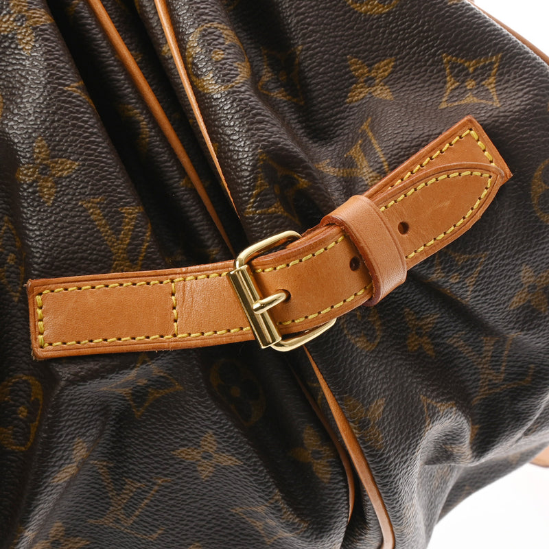 LOUIS VUITTON ルイヴィトン モノグラム ソミュール 35 ブラウン M42254 レディース モノグラムキャンバス ショルダーバッグ Bランク 中古 銀蔵