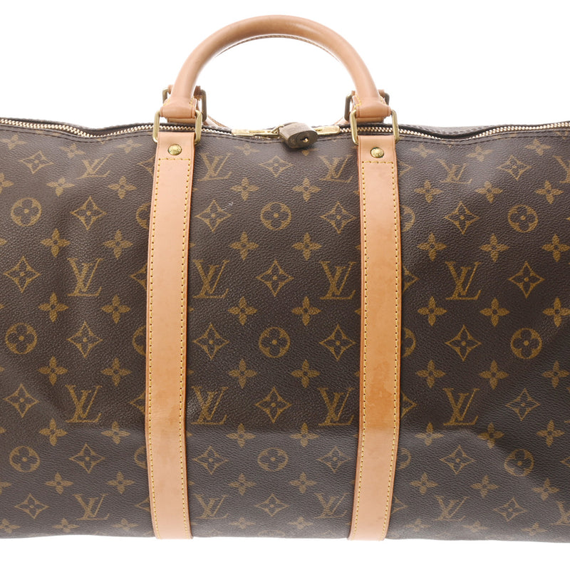 LOUIS VUITTON ルイヴィトン モノグラム キーポル 50 ブラウン M41426 ユニセックス モノグラムキャンバス ボストンバッグ ABランク 中古 銀蔵