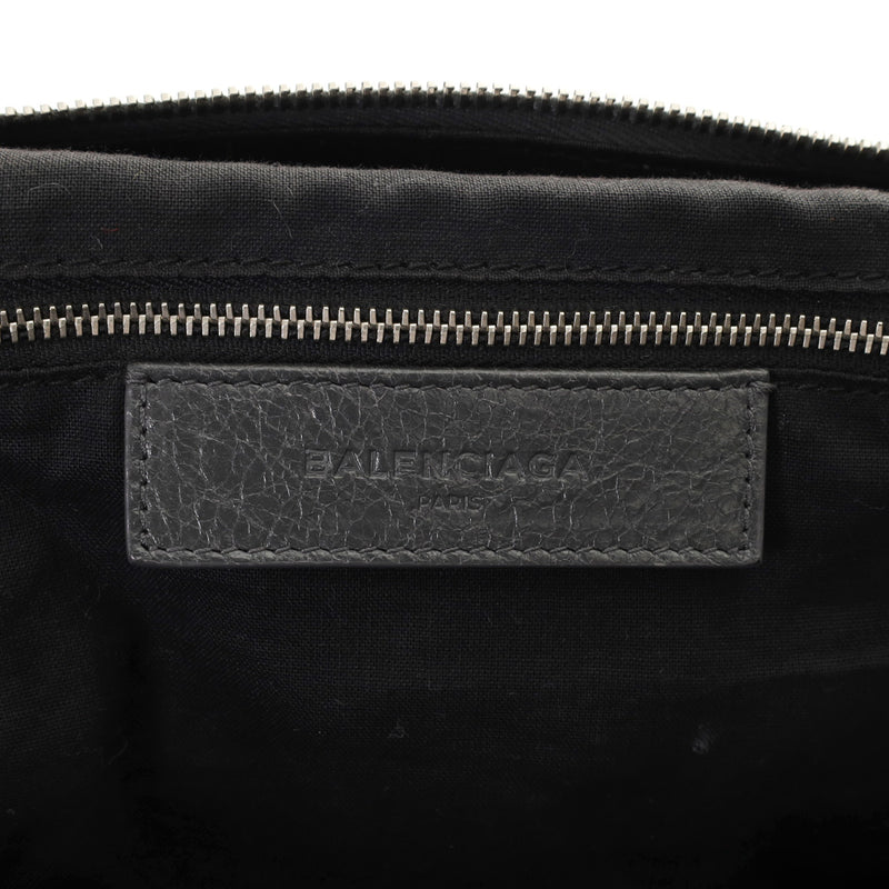 BALENCIAGA バレンシアガ ミニ フォルダー ブリーフケース グレー 340134 ユニセックス レザー ビジネスバッグ Bランク 中古 銀蔵