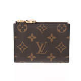 LOUIS VUITTON ルイヴィトン モノグラム ポルトフォイユリサ ブラウン/ピンク M82415 レディース モノグラムキャンバス 二つ折り財布 Aランク 中古 銀蔵