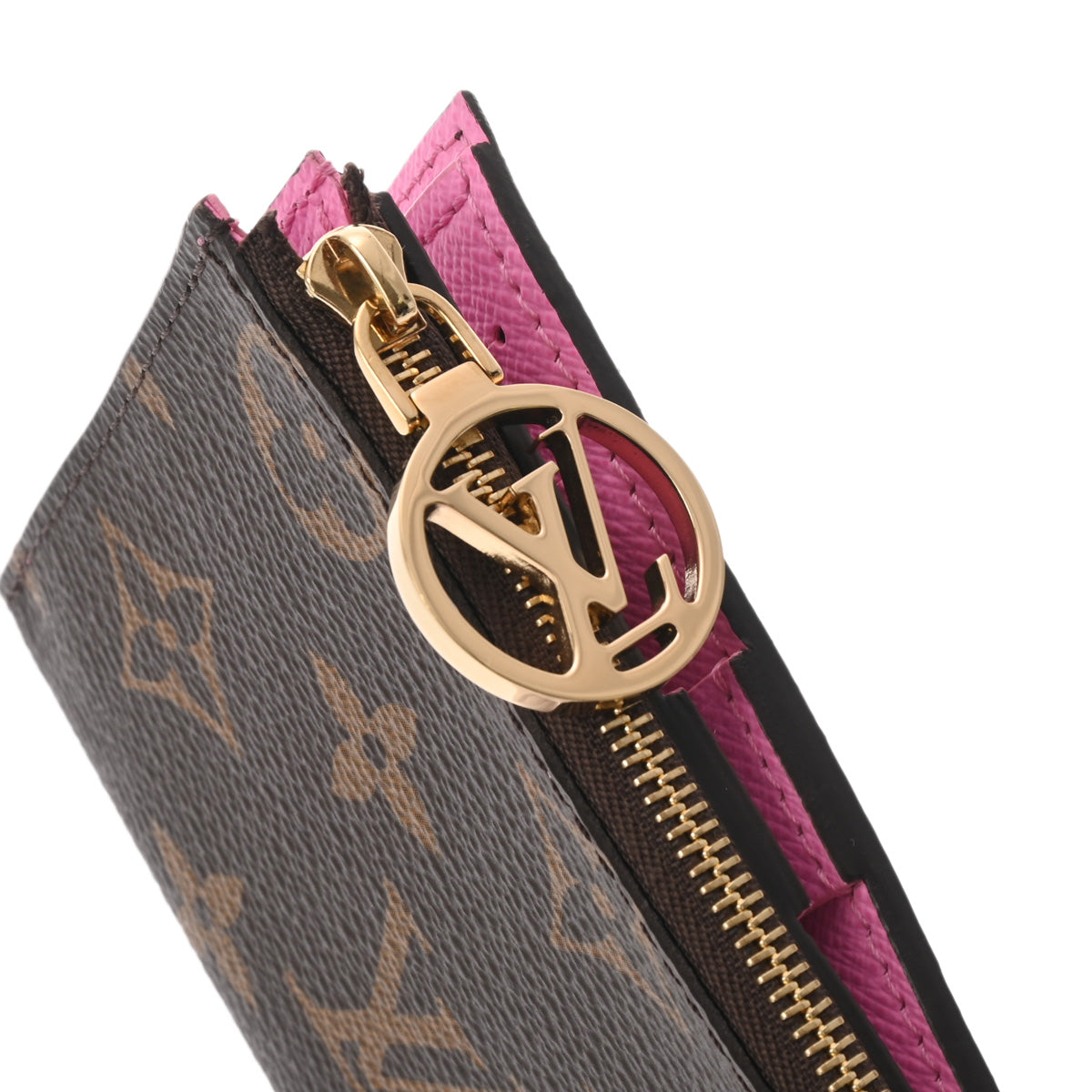 現行　ルイヴィトン ポルトフォイユリサ 二つ折り財布 モノグラム ラベンダー 現行 ルイヴィトン ポルトフォイユリサ 二つ折り財布 モノグラム