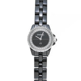 シャネル J12 XS サークルダイヤ H5235 NQK03657 ブラック/ダイヤモンド レディース 腕時計 クォーツ 中古 銀蔵