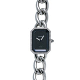 シャネル プルミエール ベゼルダイヤ H3252 ブラック レディース 腕時計 クォーツ 中古 銀蔵