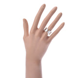 CARTIER カルティエ C2 リング LM ダイヤ #54 14号 メンズ K18ホワイトゴールド リング・指輪 Aランク 中古 銀蔵