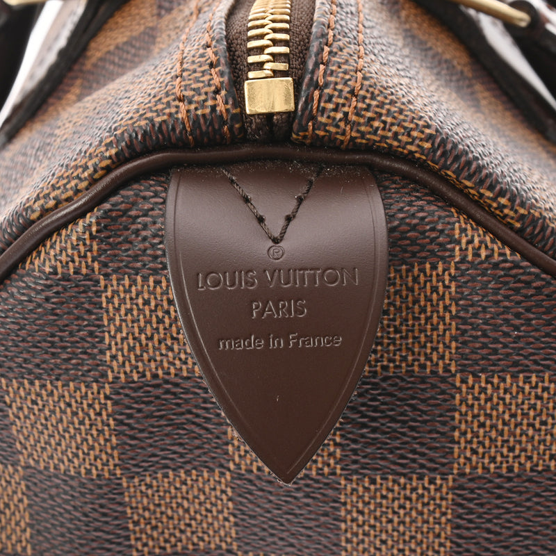 LOUIS VUITTON ルイヴィトン ダミエ スピーディ 25 旧型 ブラウン N41532 レディース ダミエキャンバス ハンドバッグ Aランク 中古 銀蔵