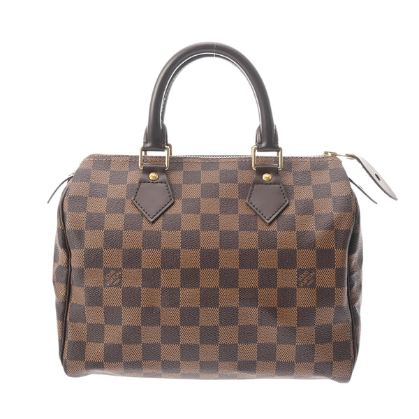 LOUIS VUITTON ルイヴィトン ダミエ スピーディ 25 旧型 ブラウン N41532 レディース ダミエキャンバス ハンドバッグ Aランク 中古 銀蔵