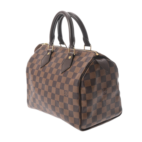 LOUIS VUITTON ルイヴィトン ダミエ スピーディ 25 旧型 ブラウン N41532 レディース ダミエキャンバス ハンドバッグ Aランク 中古 銀蔵