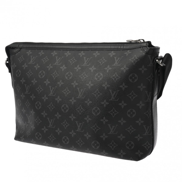 LOUIS VUITTON ルイヴィトン モノグラムエクリプス オデッセメッセンジャー MM ブラック/グレー M44224 メンズ モノグラムキャンバス ショルダーバッグ ABランク 中古 銀蔵