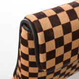 LOUIS VUITTON ルイヴィトン ダミエソバージュ ガゼル ベージュ/ブラウン M93079 メンズ ハラコ/レザー ショルダーバッグ Aランク 中古 銀蔵