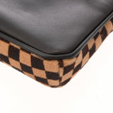 LOUIS VUITTON ルイヴィトン ダミエソバージュ ガゼル ベージュ/ブラウン M93079 メンズ ハラコ/レザー ショルダーバッグ Aランク 中古 銀蔵