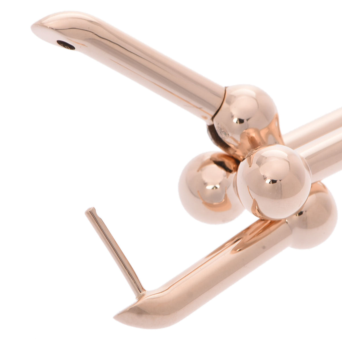 ティファニーハードウェア ラージリンク ピアス レディース K18