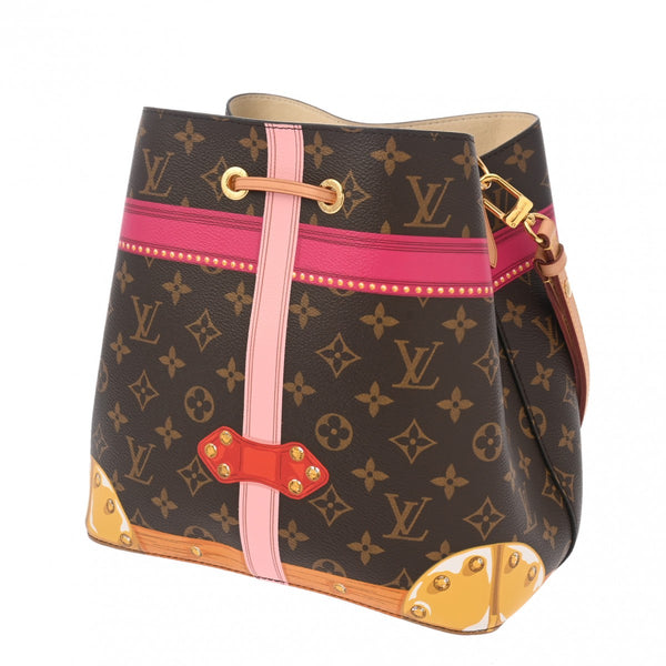 LOUIS VUITTON ルイヴィトン モノグラム ネオノエ トロンプルイユ サマートランク ブラウン M40649 レディース モノグラムキャンバス ショルダーバッグ Aランク 中古 銀蔵