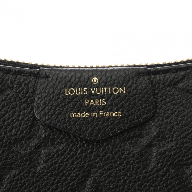 LOUIS VUITTON ルイヴィトン モノグラムアンプラント イージーポーチ 2WAYチェーンショルダー ノワール M80349 レディース レザー ショルダーバッグ 未使用 銀蔵