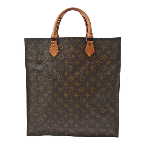 LOUIS VUITTON ルイヴィトン モノグラム サックプラ 旧型 ブラウン M51140 ユニセックス モノグラムキャンバス トートバッグ ABランク 中古 銀蔵