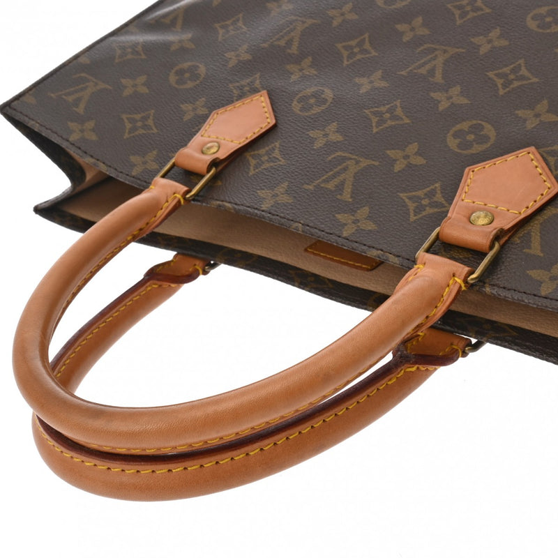 LOUIS VUITTON ルイヴィトン モノグラム サックプラ 旧型 ブラウン M51140 ユニセックス モノグラムキャンバス トートバッグ ABランク 中古 銀蔵