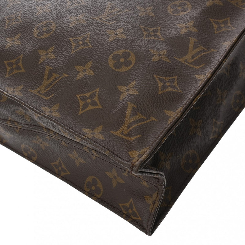 LOUIS VUITTON ルイヴィトン モノグラム サックプラ 旧型 ブラウン M51140 ユニセックス モノグラムキャンバス トートバッグ ABランク 中古 銀蔵