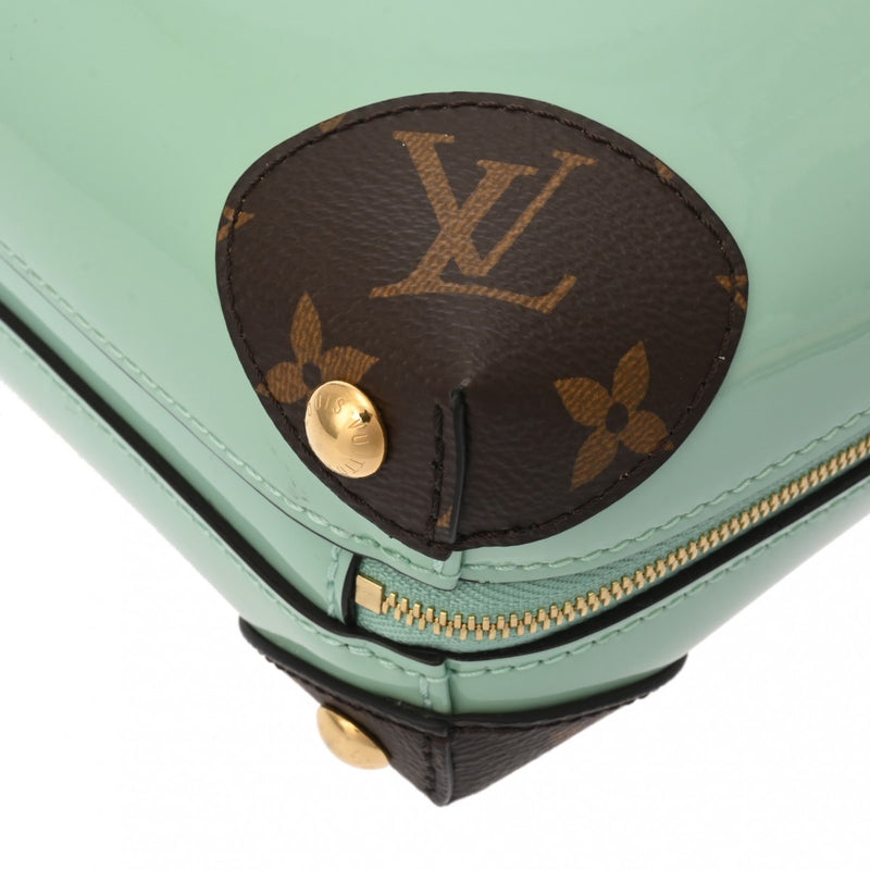 LOUIS VUITTON ルイヴィトン ヴェルニ パラディッソ グリーン M52756 レディース モノグラムヴェルニ モノグラムキャンバス ショルダーバッグ Bランク 中古 銀蔵