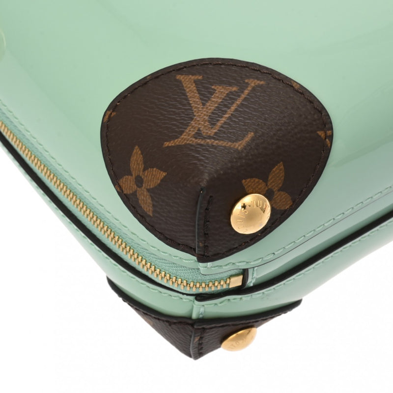 LOUIS VUITTON ルイヴィトン ヴェルニ パラディッソ グリーン M52756 レディース モノグラムヴェルニ モノグラムキャンバス ショルダーバッグ Bランク 中古 銀蔵