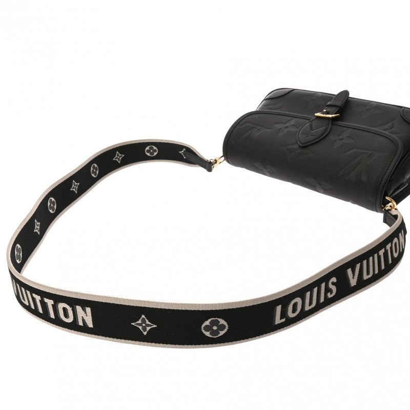 LOUIS VUITTON ルイヴィトン モノグラムアンプラント ディアヌ 2WAY ノワール M46386 レディース レザー ショルダーバッグ 未使用 銀蔵