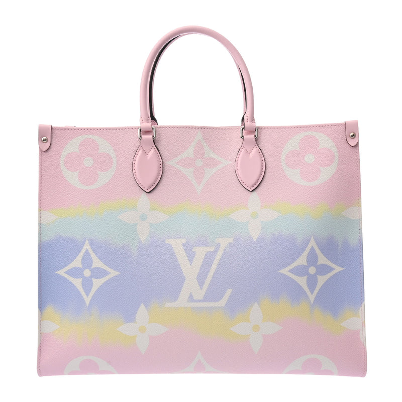 LOUIS VUITTON ルイヴィトン LVエスカル オンザゴー GM 2WAYトート パステル M45119 ユニセックス モノグラムキャンバス ハンドバッグ 未使用 銀蔵