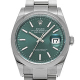 ロレックス デイトジャスト 36 126200 ランダムシリアル ミントグリーン メンズ 腕時計 自動巻き 中古 銀蔵